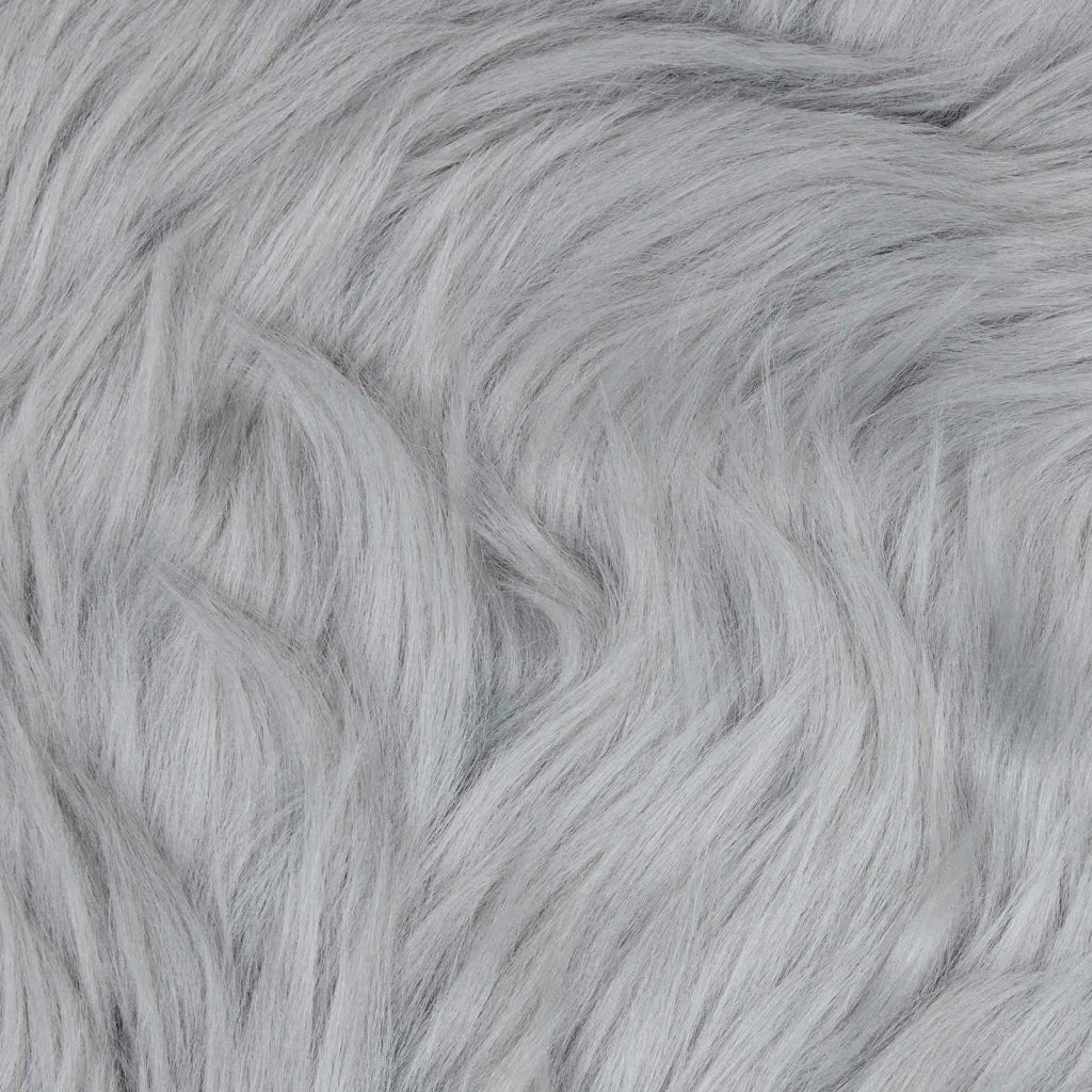 Tappeto in finta TAFALLA Grigio 60 x 90 cm Poliestere 42021541