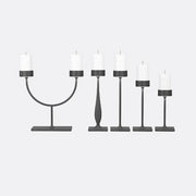 Perpetua Lampada da Tavolo Mini Senza Fili Design Candelabro Struttura Alluminio Pressofuso Nero Opaco e Finitura Foglia Oro Sistema Modulare LED