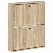 Mobiletto per Scarpe da Muro EDE 71 x 17 x 86 cm Rovere Sonoma 895977