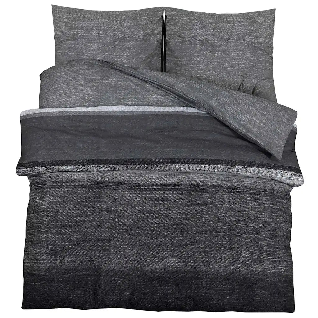 Set Copripiumino Grigio Scuro 260x240 cm in Cotone CFW4503932