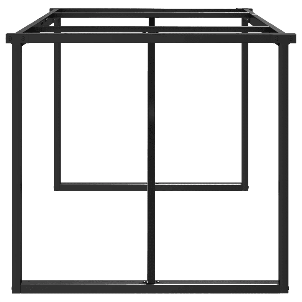 Telaio Gambe a O per Tavolo da Pranzo 160x80x73 cm in Acciaio