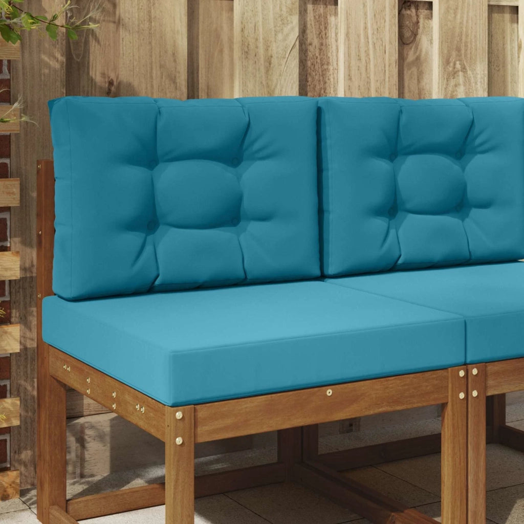 Cuscino per divano da esterno 2 pcs Blu Reale Poliestere 900737