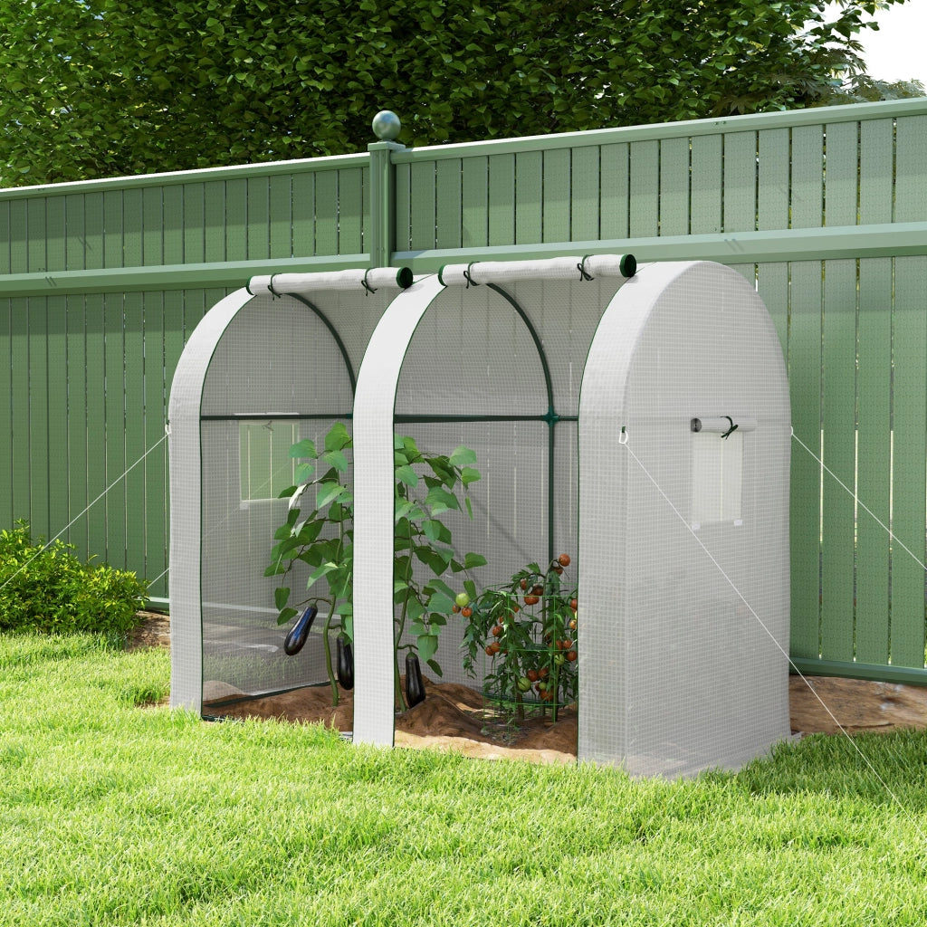 Serra da giardino ¨C zephmum ¨C Bianco 1.8 m2 4 finestre