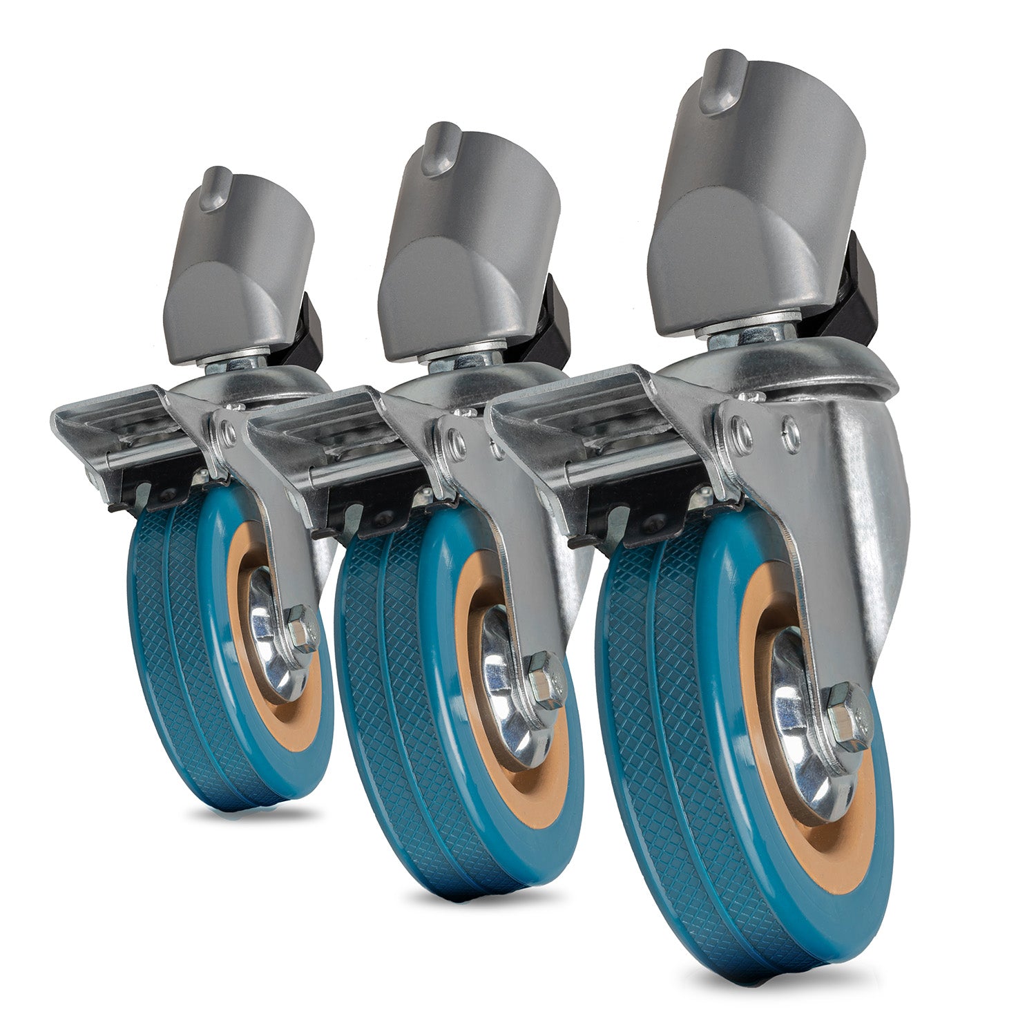 Ruote per treppiede Pro 7522 Set di 3 ruote da 75 mm