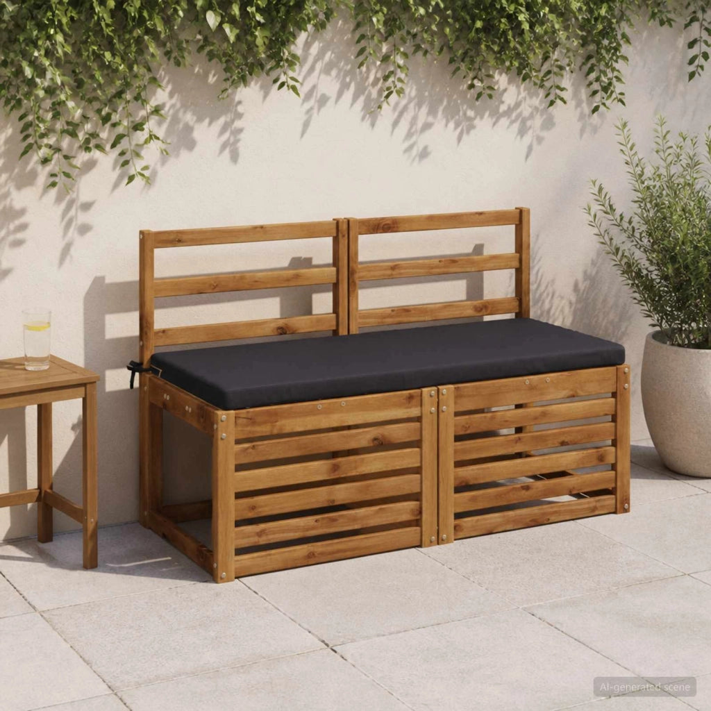 Cuscino per panchina SOEST 100% Poliestere Blu Scuro 949324