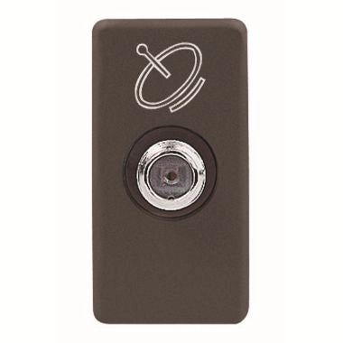 PRESA COASSIALE SAT 'SYSTEM' Passante 5dB - Nero - GEWISS