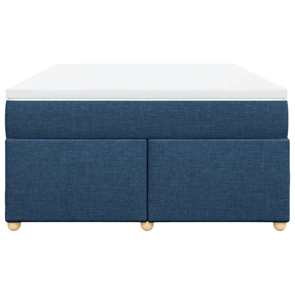 Giroletto a Molle con Materasso Blu 160x200 cm in Tessuto 3285393