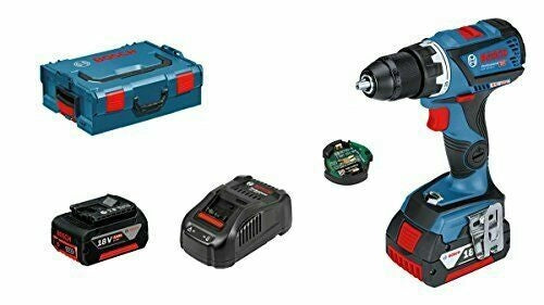 Trapano avvitatore a batteria Bosch GSR 18 V 60 C, 2 X 5 AH, L-Boxx, 1 p