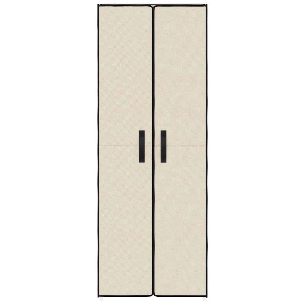Scarpiera Crema 60x30x166 cm Tessuto 337260