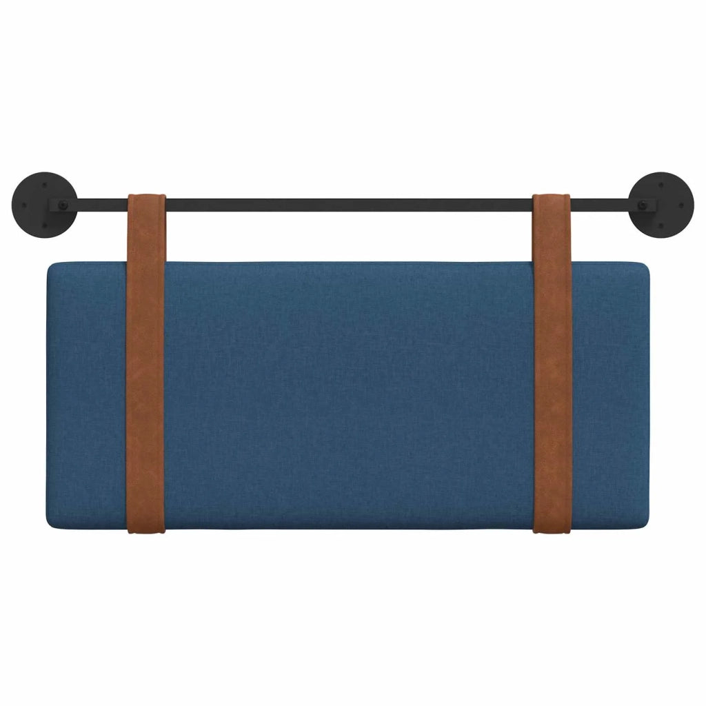 Testiera sospesa Blu PU Antico