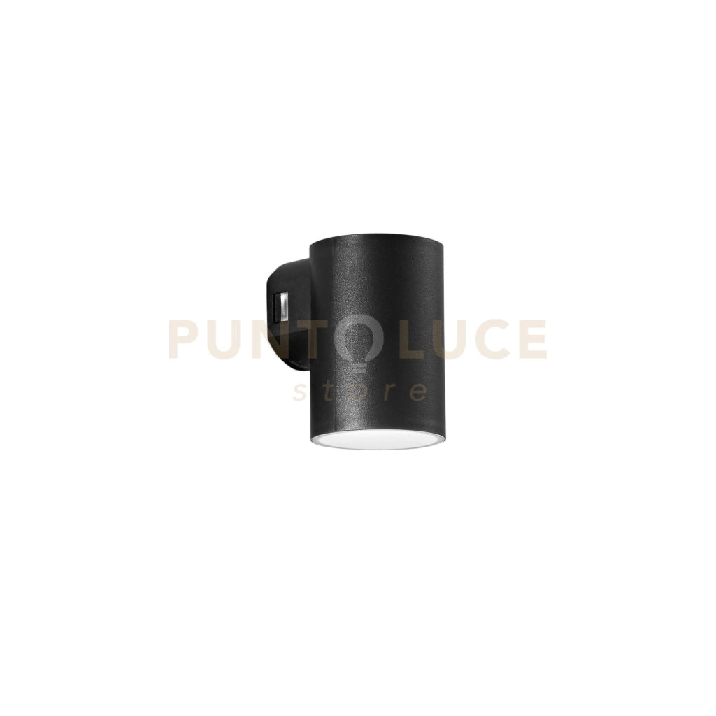APPLIQUE LED POLO NERA TONDA 8W 980LM CCT 3000K / 4000K IP65 7,8X9,9X11,5CM