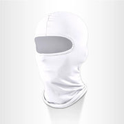 Balaclava da viso 2 in 1 per uomo e donna, protezione solare per attività all'aperto, modello A, colore bianco