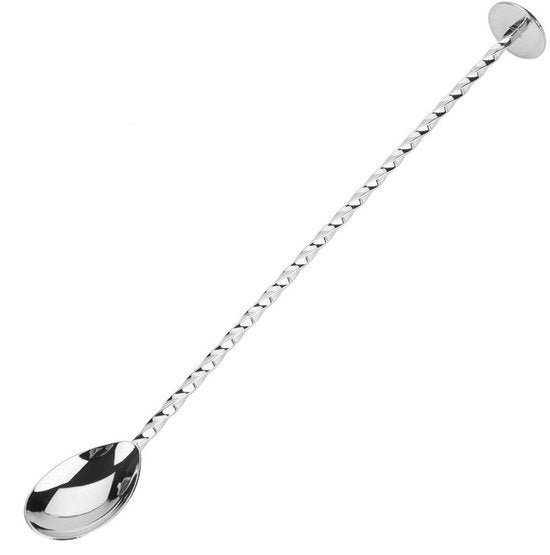 Lepel per Cocktail di Alta Qualità in Acciaio Inossidabile - Barlepel - Strumento per Mescolare - Disposizione a Strati - Per Caffè - Facile da Pulire - Lepel per Mix