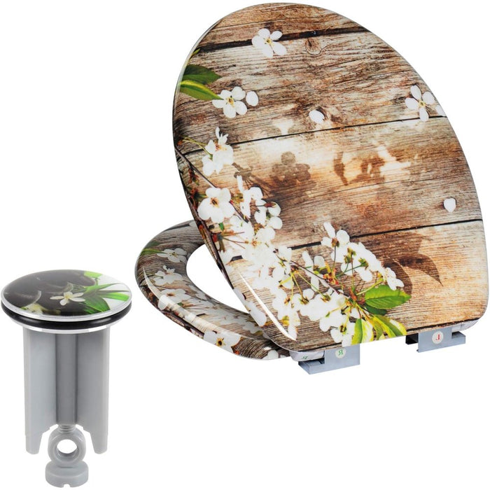 Eugad 0073mtg-h copriwater sedile per bagno wc a chiusura rallen