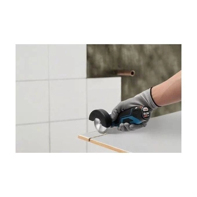 Bosch 0 601 9F2 00C GWS 12V-76 PROFESSIONAL Smerigliatrice angolare 7,6 cm 12 V 19500 rpm con batteria 2 Ah colore Nero Blu Rosso