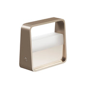 Lampada da Tavolo Portatile LED Bag 2W 3000K Dimmerabile Finitura Champan - Elegante Apparecchio di Design Ricaricabile per Interni IP20