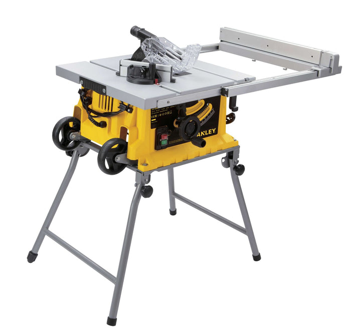 Sega da banco Stanley SST1800-QS – 1800 W, lama 254 mm, profondità taglio 80 mm