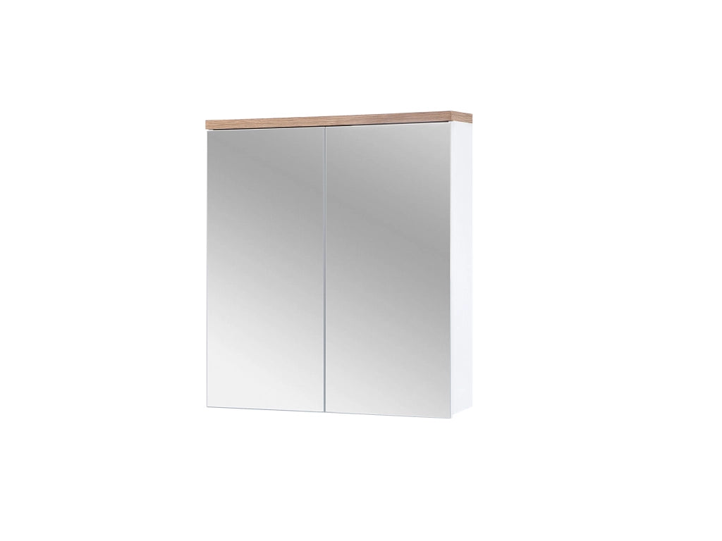 Mobile con specchio 60 cm 2 ante Bali White 60 x 70 x 20 cm