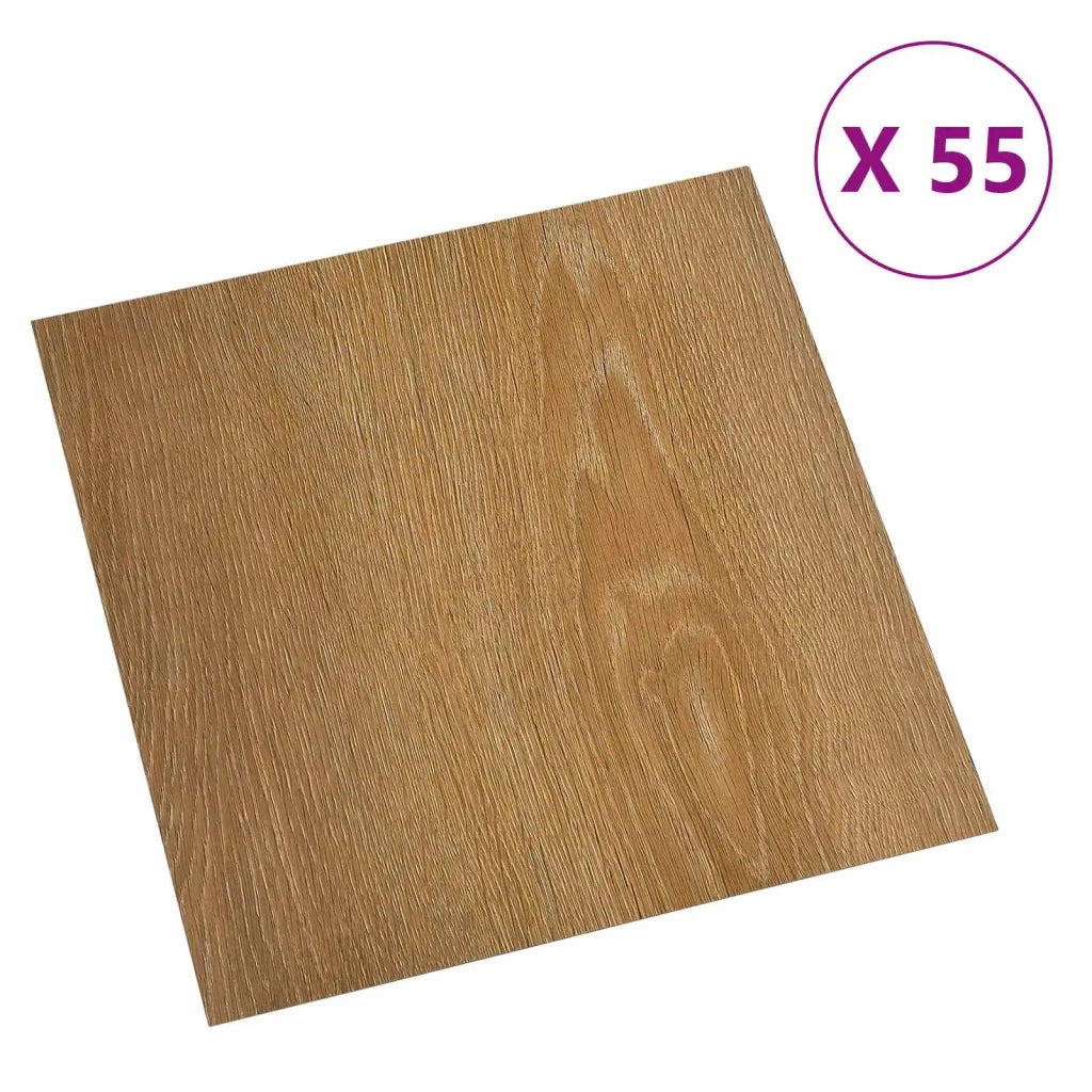 Tavole per Pavimenti 55 pz Marrone 5,11 m2 PVC CFW8204792