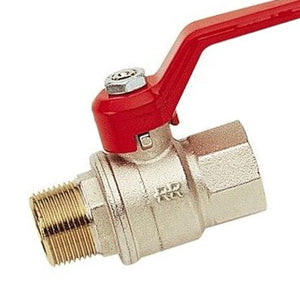 Valvola a sfera m.f. con maniglia a leva