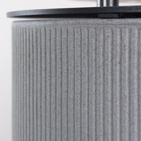 Camino a Bioetanolo Braciere da Pavimento Ø36xh56 cm per Interno ed Esterno Modigliani Corda Beige