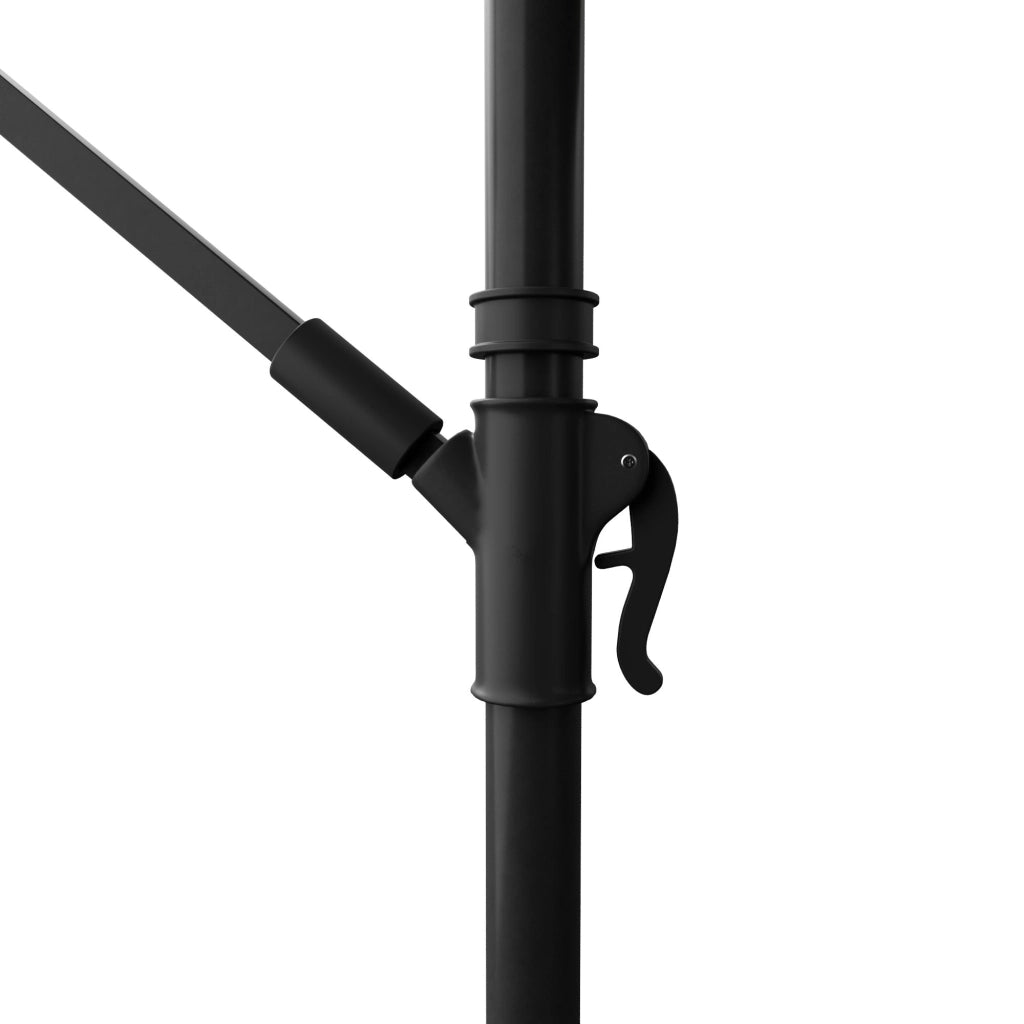 Stadia - Ombrellone da giardino decentrato ø 300 cm con palo in acciaio H250 cm beige