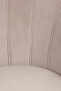 Poltrona Giliola in Velluto Grigio Elegante Classica Shabby Chic Sedia Salotto