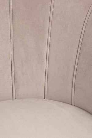 Poltrona Giliola in Velluto Grigio Elegante Classica Shabby Chic Sedia Salotto