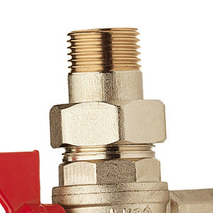 Valvola a sfera ad angolo a sette fili