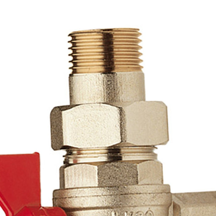 Valvola a sfera ad angolo a sette fili