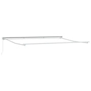 Tenda retrattile manuale Verde e Giallo 4,5 × 3 m