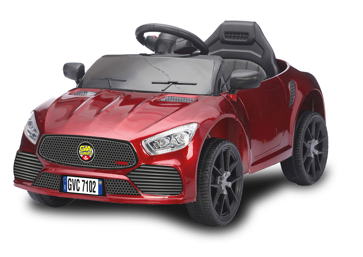 Macchina Elettrica per Bambini Deluxe 12V 4,5Ah Rosso