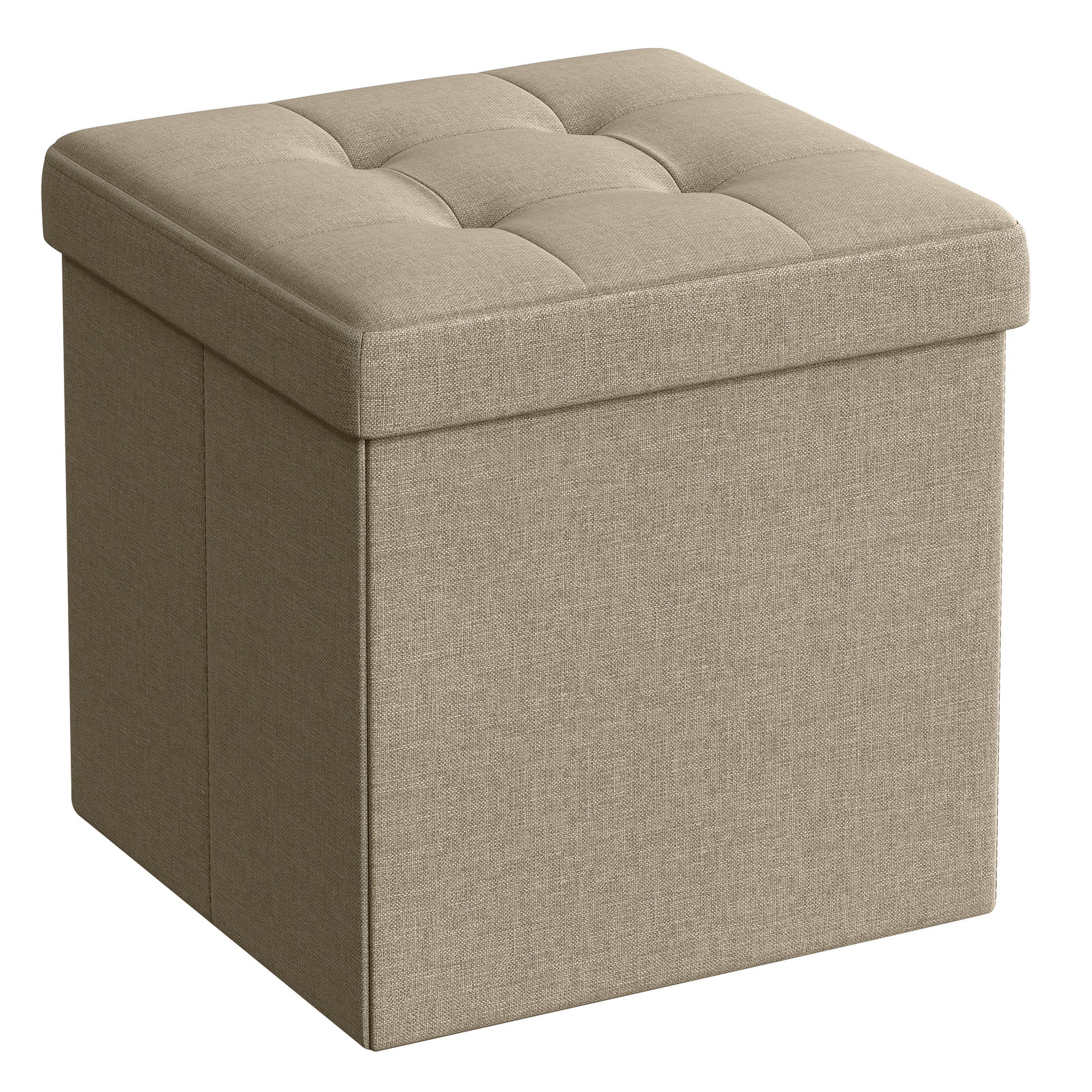 Valora PUFA Organizer portaoggetti in MDF color cammello per camera da letto