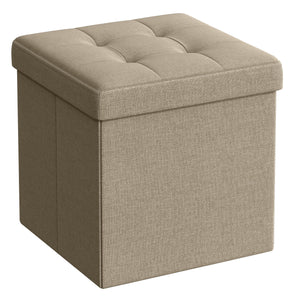 Valora PUFA Organizer portaoggetti in MDF color cammello per camera da letto