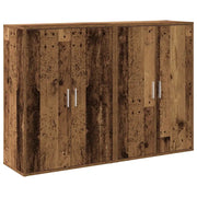 Credenza 2 pz | Madia | Buffet da pranzo | Armadio da pranzo Legno vecchio 60 x 31 x 84 cm Legno multistrato