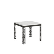 Tavolo Allungabile 90x90-180x78-80 cm Ghibli Libra Bianco Frassino