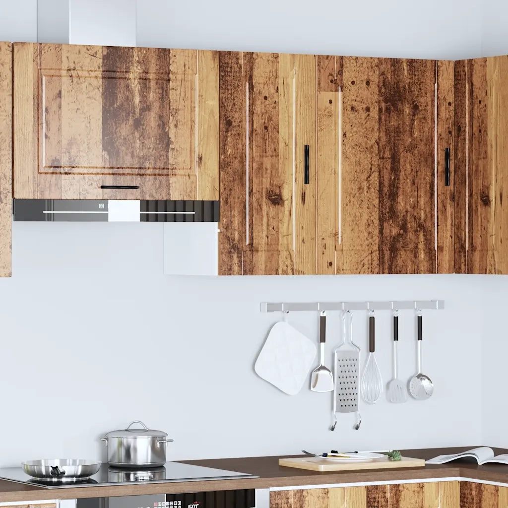 vidaXL Pensile da Cucina Porto Legno Antico in Legno Multistrato