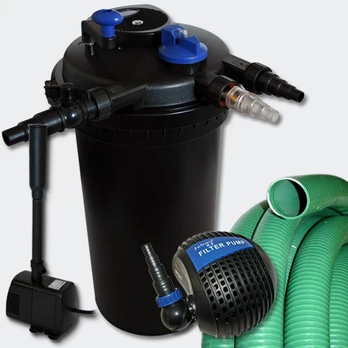 Kit di filtrazione a pressione da 30000 l tubo flessibile per pompa sterilizzatrice UVC da 18 W 4216476