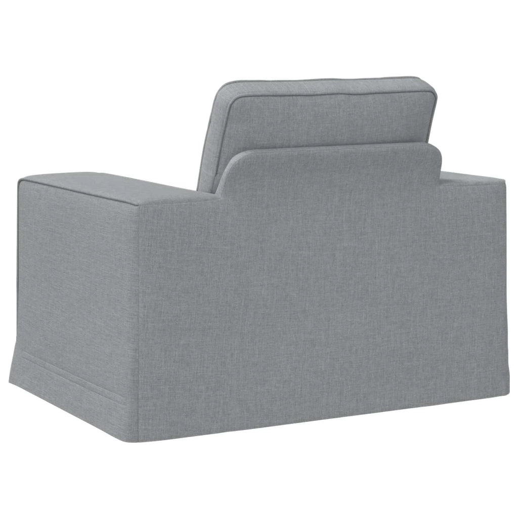 Divano Grigio chiaro 103 x 80 x 82 cm Tessuto