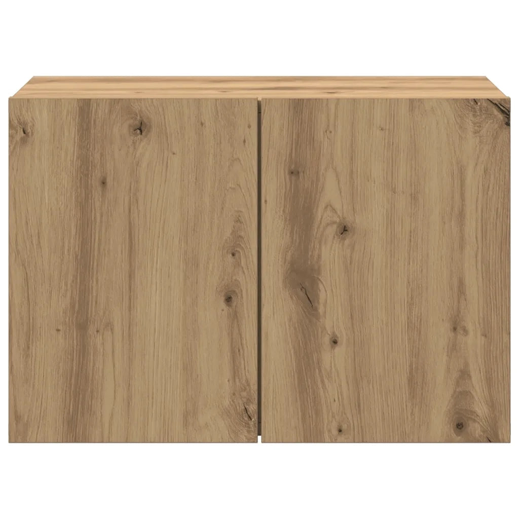 Mobile TV a Parete-Mobile TV a Muro Rovere Artigianale 60x30x41 cm