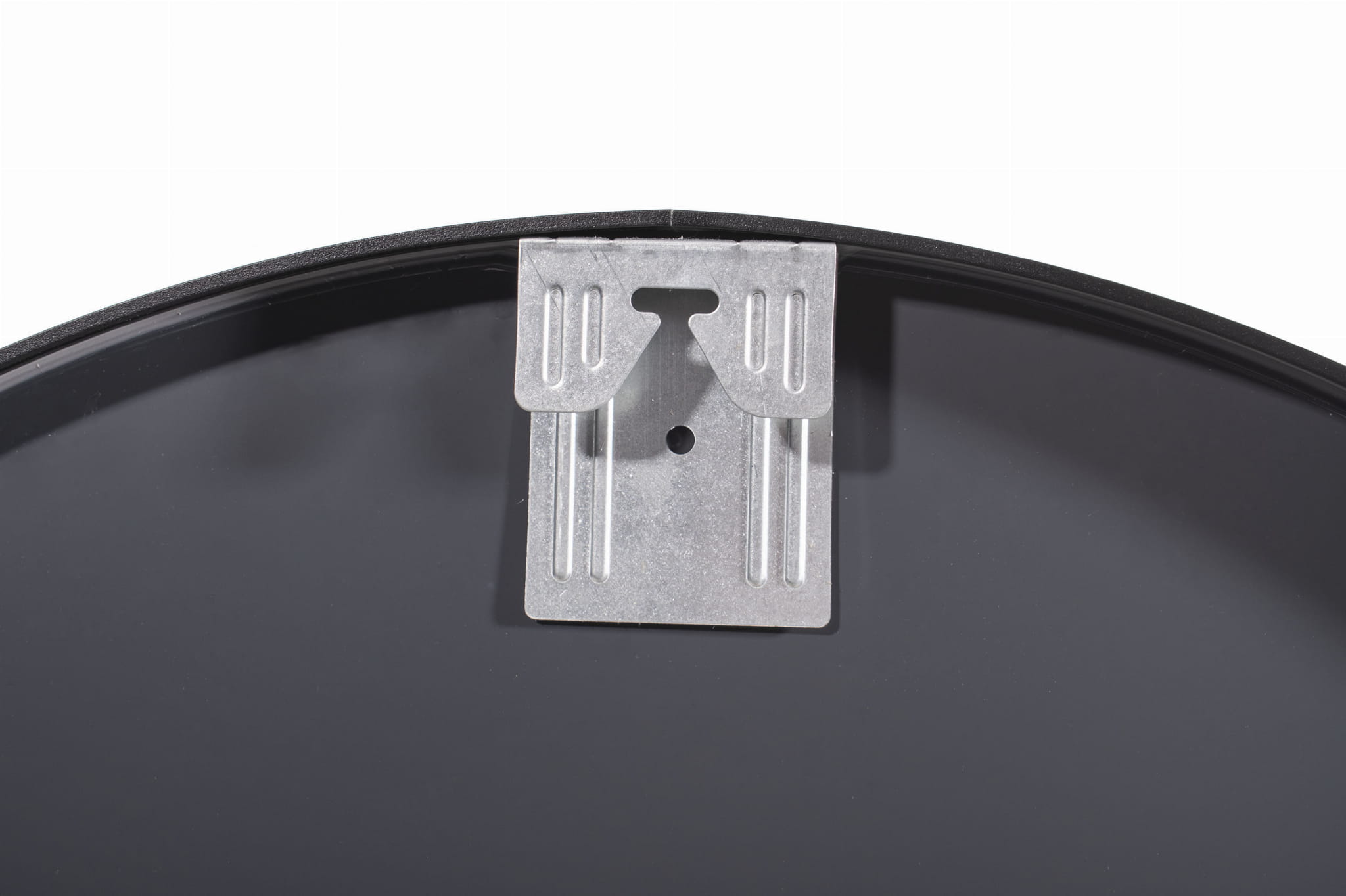 SPECCHIO Valora 40CM con cornice in metallo nero per soggiorno in stile moderno