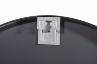 SPECCHIO Valora 40CM con cornice in metallo nero per soggiorno in stile moderno