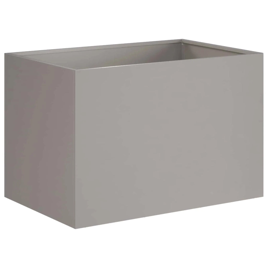 Vaso da giardino 2 pz Ruggine 60 x 40 x 40 cm Acciaio Corten 8005693