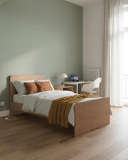 Letto easy con fascioni e pediera - Letto una piazza e mezzo 127 x 197 - Struttura Virginia - Rete e materasso esclusi_