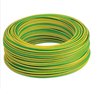 Cavo elettrico cordina unifilare fs17 sezione 16mmq giallo verde 100 metri