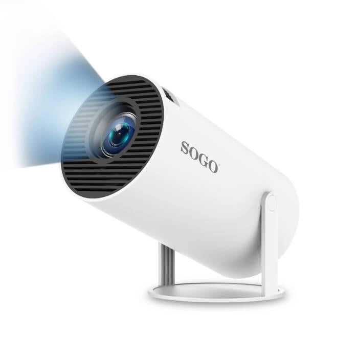 Proiettore portatile Full HD 1920x1080, 100 ANSI lumen, schermo 30-120 pollici, WiFi dual band, Android iOS - SOGO