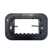 Supporto Slim Sottile 3P Serie Moon 3 Posti Per Scatole 503 Compatibile Con Bticino Axolute Air
