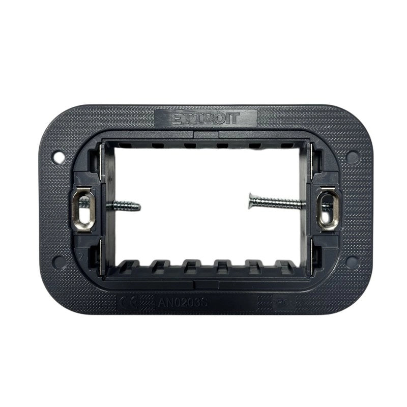 Supporto Slim Sottile 3P Serie Moon 3 Posti Per Scatole 503 Compatibile Con Bticino Axolute Air