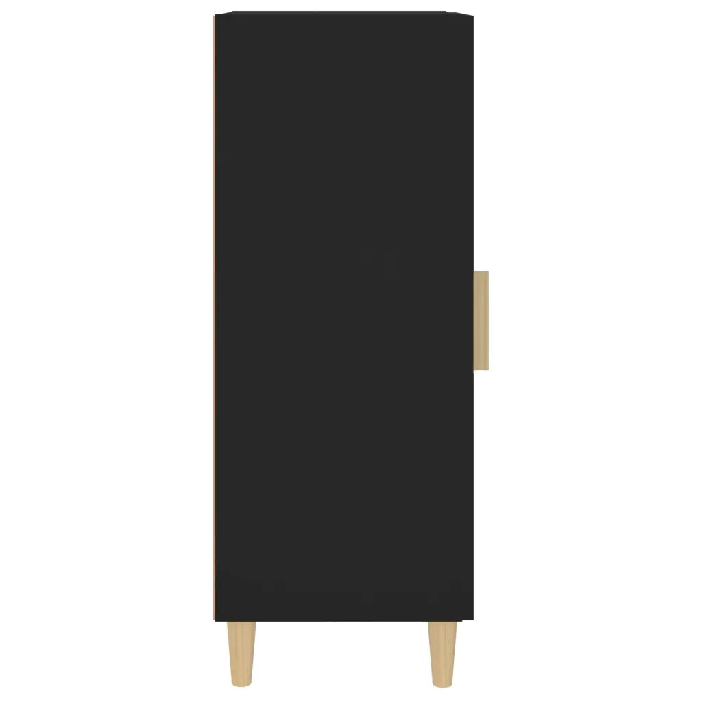 Credenza Nero 34,5x34x90 cm in Legno Multistrato 812412
