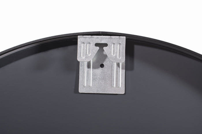 SPECCHIO Valora 50CM con cornice in metallo nero per soggiorno in stile moderno